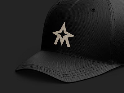 Logo Design for a streetwear brand specializing in caps and hats brand identity brand identity design branding cap design letter m logo logo symbol logomark star streetwear