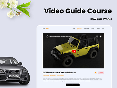 Cars 3D Models Website UIUX Design 3d models adobeillustrator adobeillustratorcc adobexd build build3dmodelsofcar car models car website design figma web website website of car website redesign website uiux