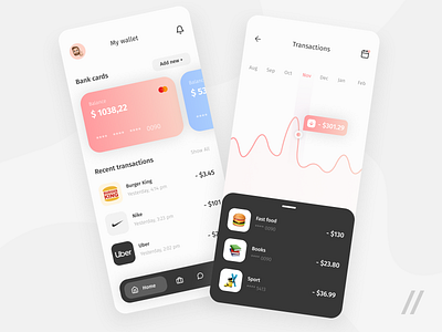 Banking App app bank app bank ui banking banking app bankingapp design finance financial fintech mobile mvp online purrweb react native startup ui uiux ux web