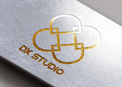 DX Studio aplication app branding design graphic icon logo mockup