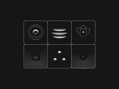 Gradients and Space alien figma illustration line pattern physics rosek space space pattern vector