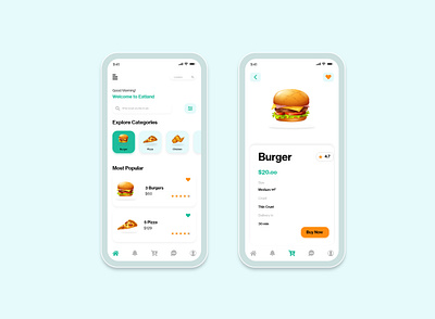 Restaurant Ui design adobe xd app design icon illustration ui ux