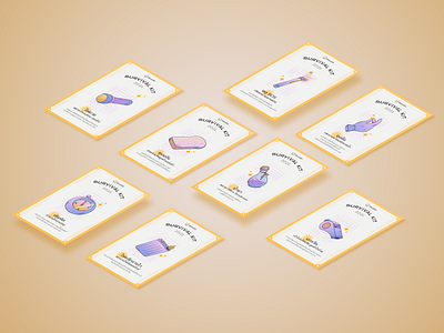 Survival Kit Card branding card card design color design identity illustration vector