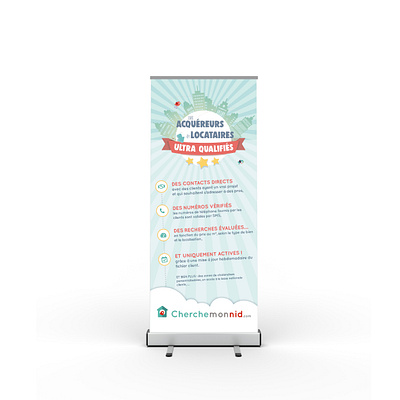 Kakemono - Cherchemonnid branding design event illustration illustrator kakemono print vector