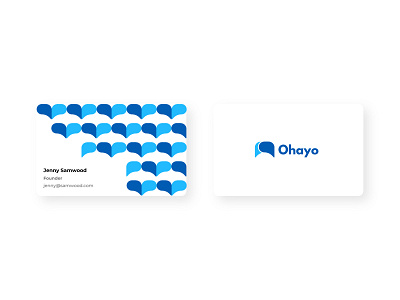 ohayo branding design logo minimal