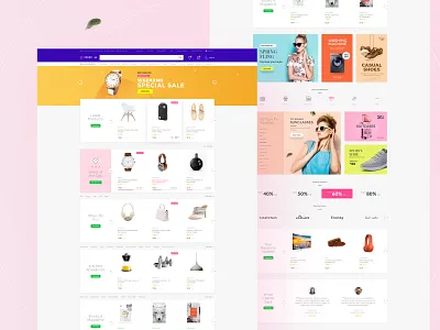 Zorro | Mutilpurpose eCommerce PSD Template creative ecommerce ecommerce design graphic homepage landingpage online online shopping online store shop store ui uiux webdesign website