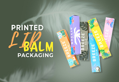 Printed lip Balm Packaging - Custom Boxes Wholesale customboxes design lipbalmboxes wholesaleboxes wholesalepackaging