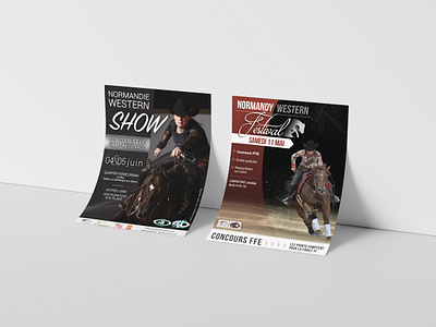 Affiches western show & festival affiche branding design event festival poster print