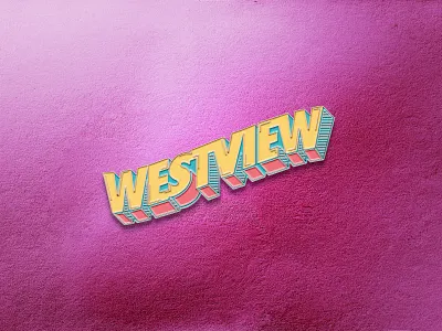 Westview Enamel Pin enamel pin enamelpin enamelpins geometric icon iconography icons icons design marvel marvel comics marvel studios pins typography vector wandavision westview