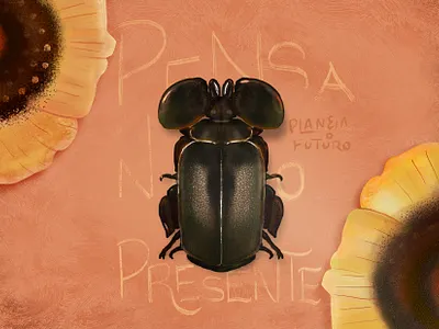 Insect 01 bug digitalart flowers illustration insect procreate procreate art