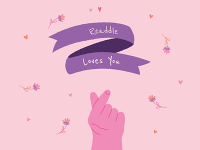 Readdle Loves You 💘 animation cute art dribbbleweeklywarmup dribbleweeklywarmup heart illustration ios love macos productivity readdle sweet valentine valentine day valentines valentines day valentines day card valentinesday warmup weeklywarmup