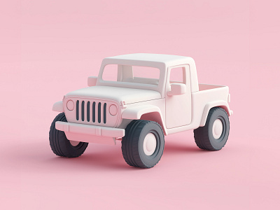 3D Jeep Design in Pastel Colors | Cute 3D Jeep in Soft Style 3d 3d art 3d cartoon 3d design 3d icon 3d jeep 3dillustration braning cartoon cover cute cute style dribbble artist graphic design jeep jeep cartoon pastel pastel colors render art soft style