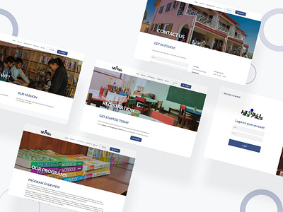 Kits 4 Kids International school Madagsacar - Desktop UI design ui ux web