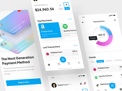 Bue Payment - Payment Mobile App app app design banking banking app bill pay design finance app fintech landing page minimalis mobile mobile app online payment online transfer payment payment app ui uidesign uiux userinterface