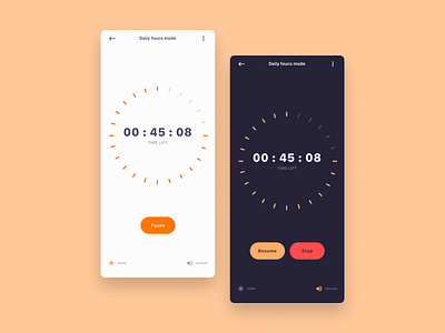 Day 14 - Countdown Timer 100 day challenge 100daychallenge countdown countdown timer daily 100 challenge daily ui dailyui mobile app mobile app design mobile ui timer ui ui ux ui design ux ux design