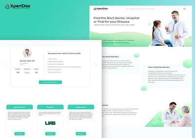 XpertDox doctor appointment ui uidesign web web design webdesign