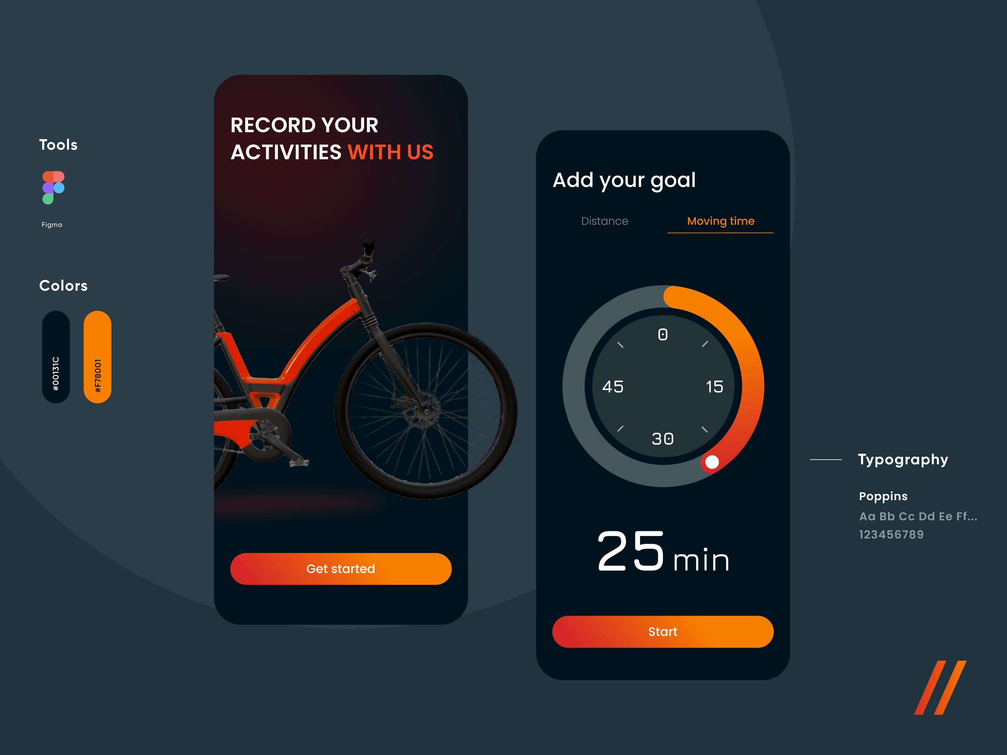 Cycling Tracker App by Purrweb Agency for Purrweb UI/UX Agency on Dribbble
