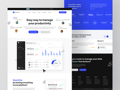 Locomotive - SaaS Landing Page by Azie Melasari for Odama on Dribbble