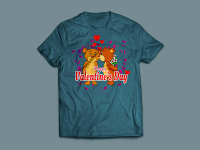 Valentines Day T-Shirt branding brandingdesigne businessbranding design illustration logo typography valentines day t shirt vector