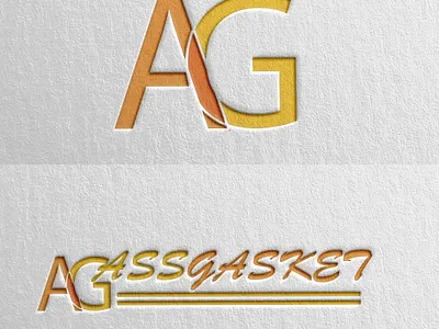 Logo For AG animation branding catalog catalog design catalogue catalogue design design illustration typography vector