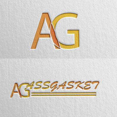 Logo For AG animation branding catalog catalog design catalogue catalogue design design illustration typography vector