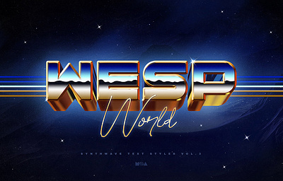 80`s Retro Text Effects vol.3 Synthwave Retrowave 1980s 3d 80`s 80s effect effects label logo mockup neon new photoshop retro retrowave style styles synth synthwave text wave