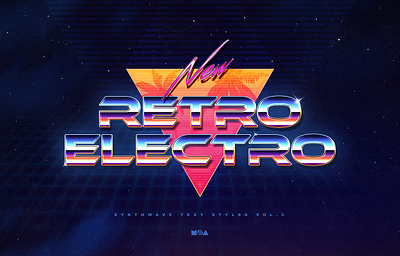 80`s Retro Text Effects vol.3 Synthwave Retrowave 1980s 3d 80`s 80s effect effects label logo mockup neon new photoshop retro retrowave style styles synth synthwave text wave
