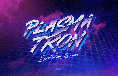 80`s Retro Text Effects vol.3 Synthwave Retrowave 1980s 3d 80`s 80s effect effects label logo mockup neon new photoshop retro retrowave style styles synth synthwave text wave