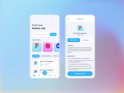 Job Finder App Screen Ui Design app ui app ui design branding design job application job finder app job portal uidesign uiux