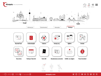 Aloapply.com icon ui ux