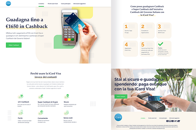 Italian Governative Cashback Initiative cashback design illustration landing page landing page design payment ui design ux ui ux ui design webdesign