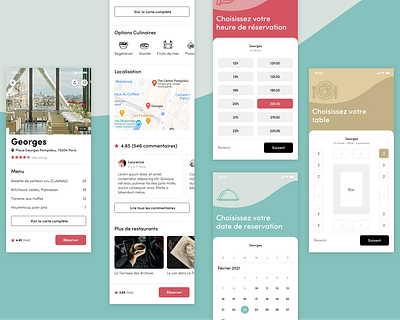 Restaurant Reservation App app ui reservation restaurant app