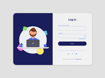 Login form login login design login form login screen login ui