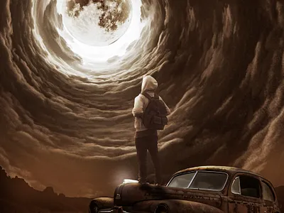 "Spiral Trip" 💛 artwork design photo manipulation photoshop