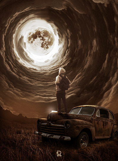 "Spiral Trip" 💛 artwork design photo manipulation photoshop