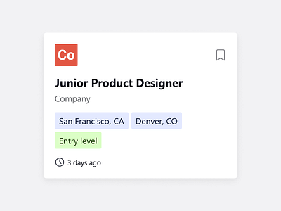 Job Listing 050 dailyui job listing