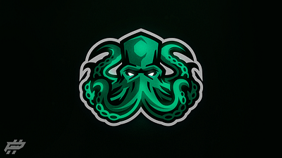 Octopus Mascot Logo angry art branding design e sports illustration kraken logo mascot mascot logo ocean octopus octopus kraken sea squid typography vector water