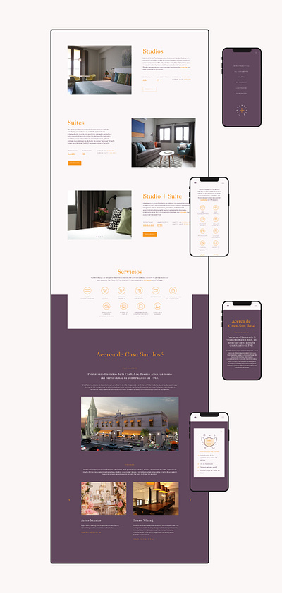 Casa San José - Hotel Website hotel hotel branding hotel website hotels web web design webdesign website website design