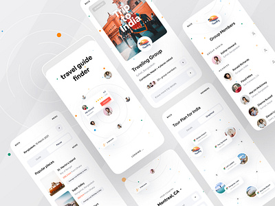 Easy Travel App UI app design app designer app ui design branding branding design clean app minimal minimal app ofspace ofspace academy ofspace agency training travel travel agency travel app travel app design travel app ui travel apps traveling travelling