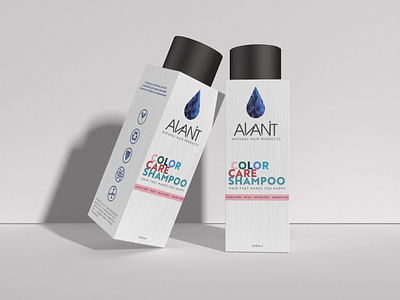 Avant Shampoo package design packaging shampoo