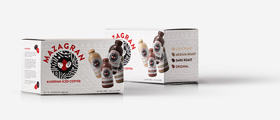 Mazagran Box Mockup branding branding design graphic design package design