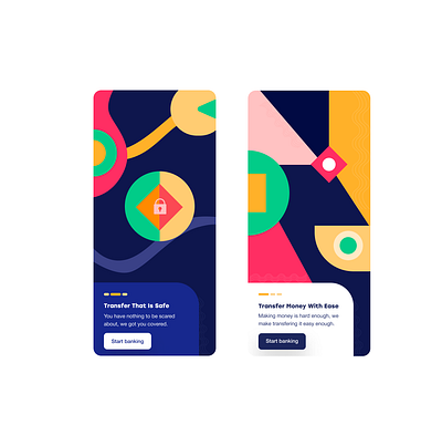Money transfer App - Get started page app art app ui get started getting started icchatva money app