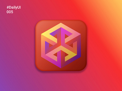 DailyUI005 App Icon app app icon design app icon logo daily ui dailyui dailyui005 design figma icon illustration illustrator ios photoshop ui ui design ux ux design