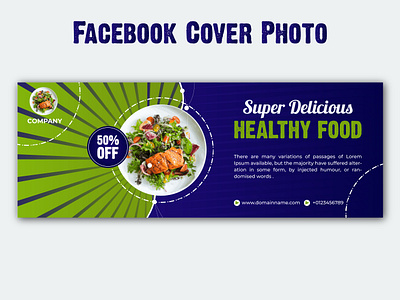 Food Facebook cover photo | Facebook Ads | Post Design animation ads banner design branding branding design concept facebook ads facebook cover facebook post design gradient illustration instagram post modern design productdesign seafood restaurant social media design typography ui ux vector web banner web design