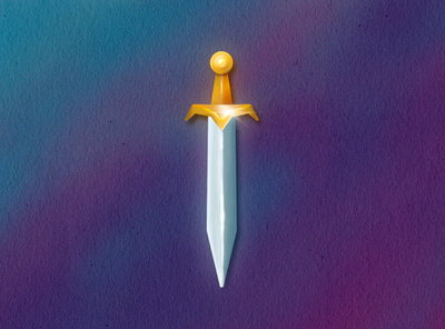 King Of Hearts - sword illustration king david medieval sword