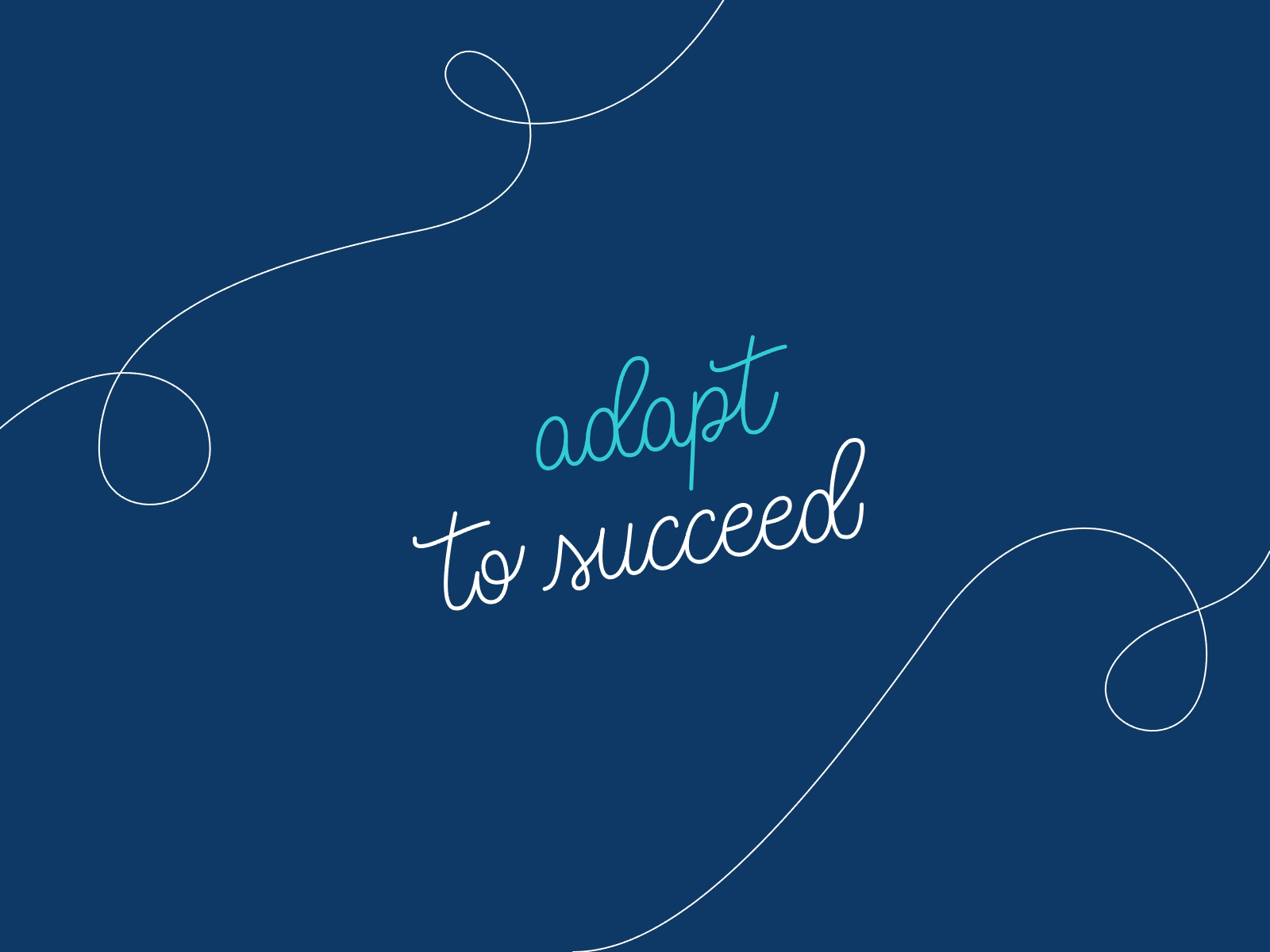 Example of Adapt to Succeed – Lettering Animation