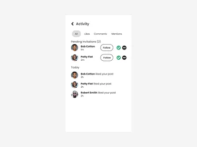 DailyUI Challenge 078 - Pending Invitation dailyui dailyuichallenge flat minimal pending invitation ui