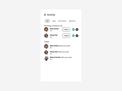 DailyUI Challenge 078 - Pending Invitation dailyui dailyuichallenge flat minimal pending invitation ui