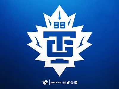 Maple leaf + TG logo brand drcrack gaming leaf leafs logo logotype maple maple leaf