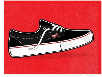 Era Pro black branding design icon identity illustration skateboard sticker vans vector